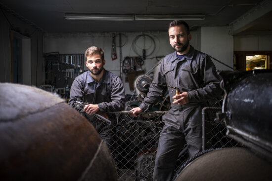 Brødrene Løvli i ullkarderiet