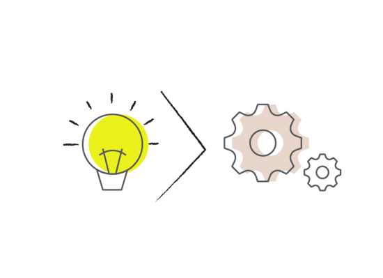 Illustrasjon: Fra innovasjonsprosjekt til drift