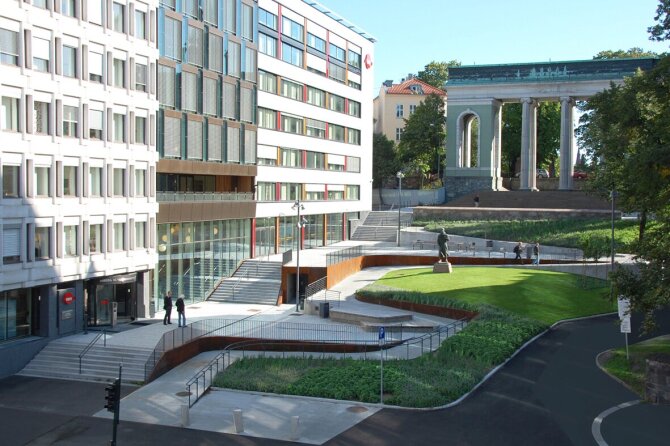 This is a photo of the overview of the square