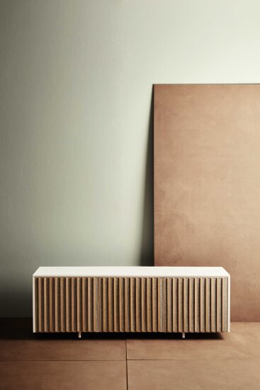 Lav skjenk fra Elementa. Skal stilles ut på den norske fellesutstillingen Norwegian Presence under Milano Design Week 2019.