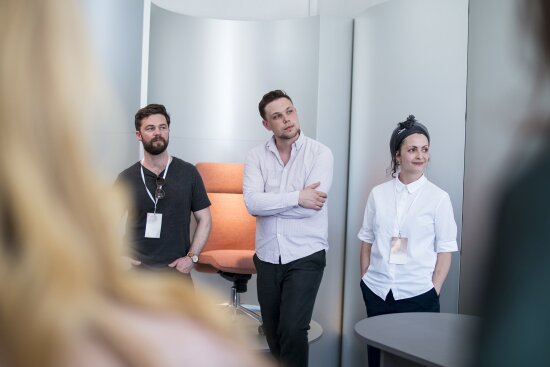 Sverre Ungher, Bjørn van den Berg og Silje Nesdal.