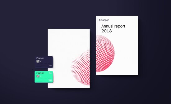 Sbanken og Bleed får DOGA-merket for design og arkitektur for redesignet av bankens visuelle identitet.