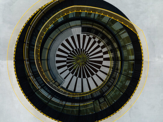 Interiør i The Plus sett ovenfra